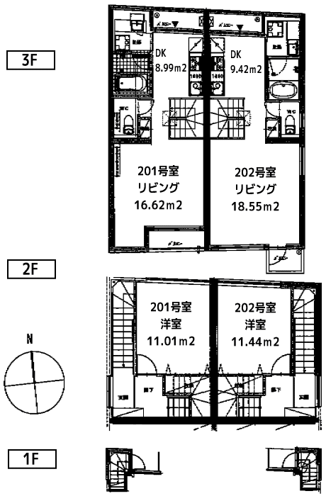 スイートピア三宿　間取り図