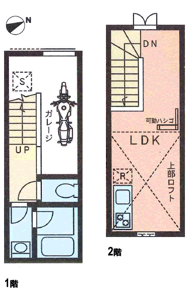 F-GARAGE野方　間取り図