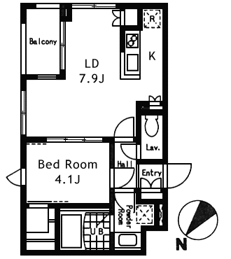 Bタイプ　1LDK　37.20ｍ2