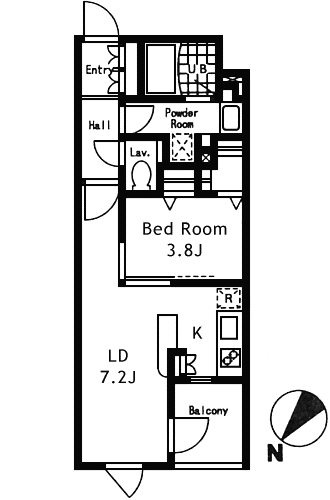 Eタイプ　1LDK　37.20ｍ2