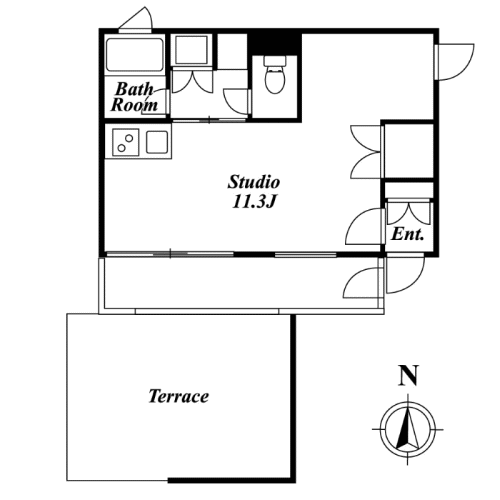 サンチャリーフ　1R　27.46ｍ2