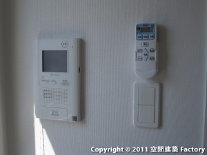 モニター付きインターホン