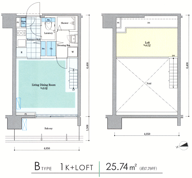 Bタイプ　間取り図