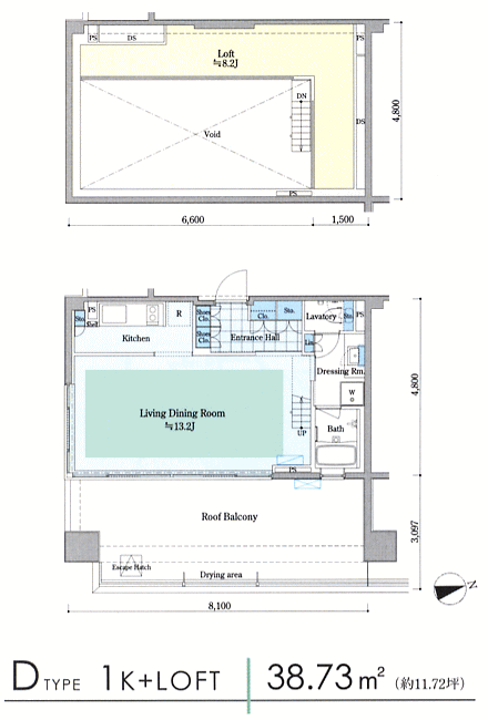 Dタイプ　間取り図