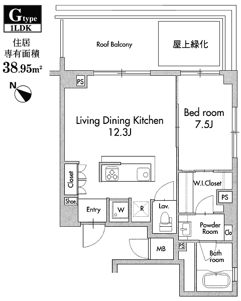 Gタイプ　間取り図