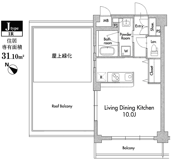 Jタイプ　間取り図