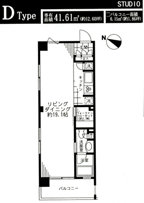 Dタイプ　間取り図