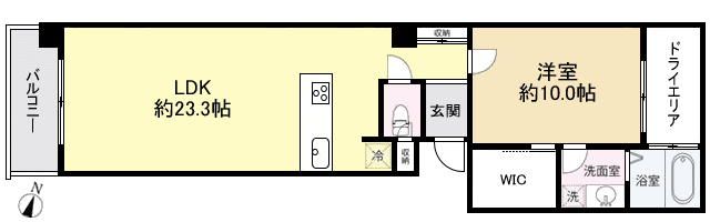 Fタイプ　間取り図