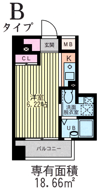 Bタイプ　間取り図