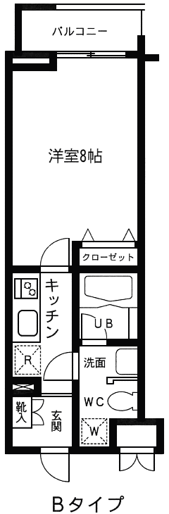 Bタイプ　間取り図