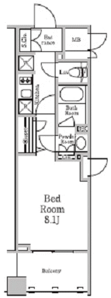 I1タイプ間取り図