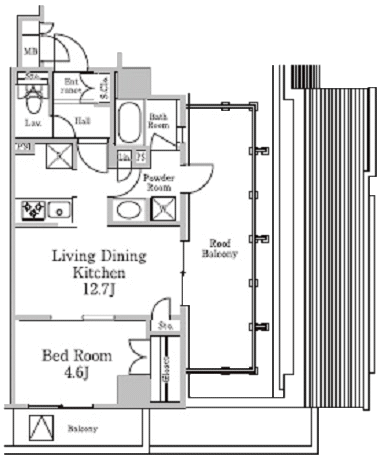 Pタイプ間取り図