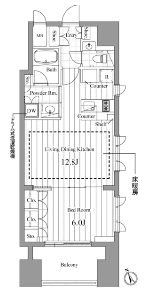 Aタイプ　間取り図