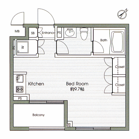 A1タイプ　間取り図