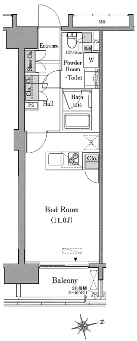 C1タイプ　1R　32.50ｍ2