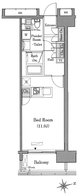 C2タイプ　1R　32.50ｍ2