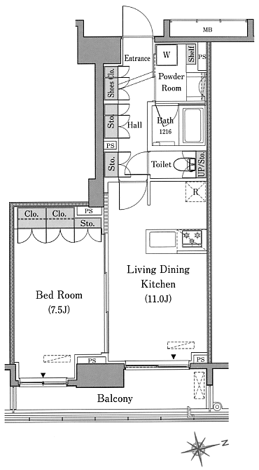 G1タイプ　1LDK　46.81ｍ2