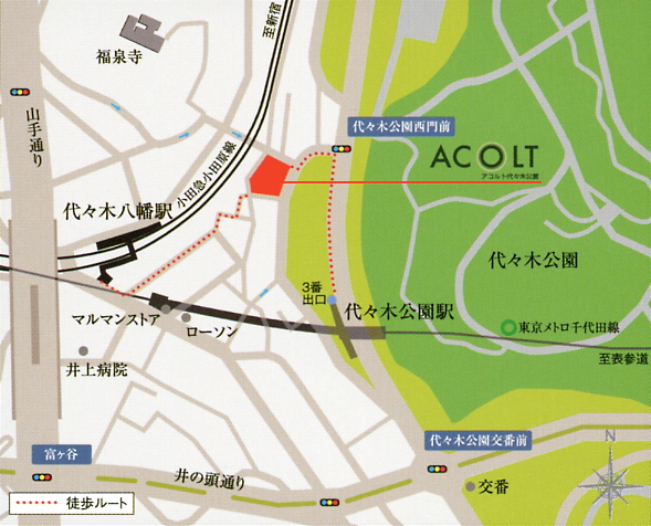 現地案内図