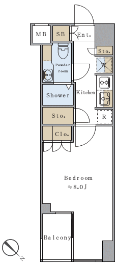 D2タイプ間取り図