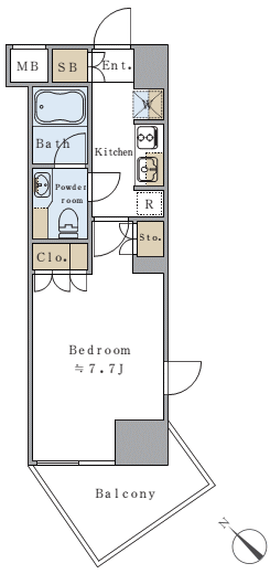 Gタイプ間取り図