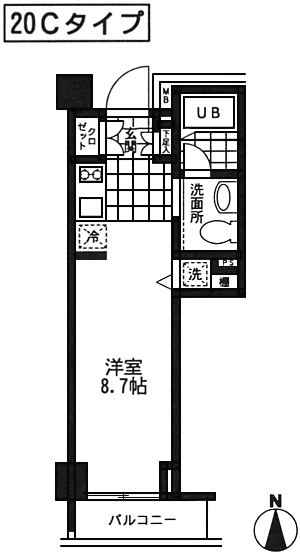 20Cタイプ　間取り図