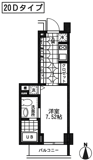 20Dタイプ　間取り図