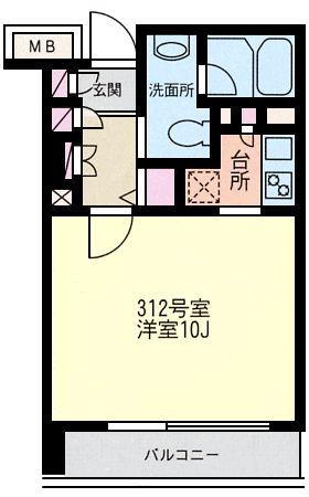 20Pタイプ　間取り図