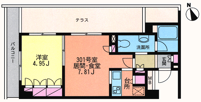 30Cタイプ　間取り図