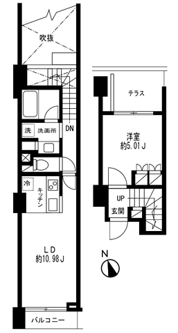 40Cタイプ　間取り図