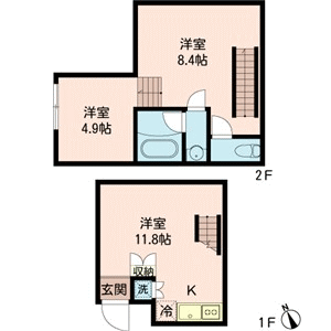 1101号室　間取り図