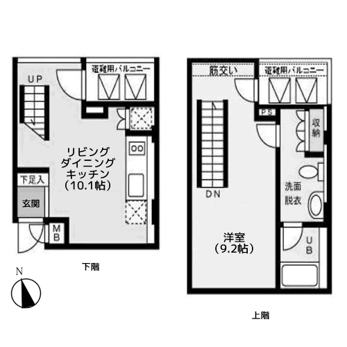 Fタイプ　間取り図