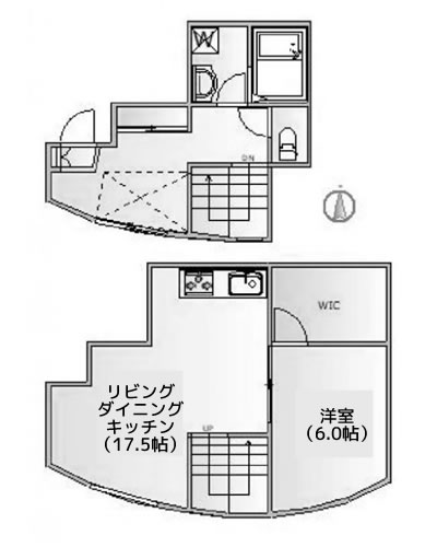 101号室　間取り図