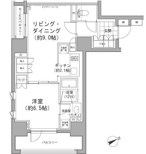 Fタイプ　間取り図