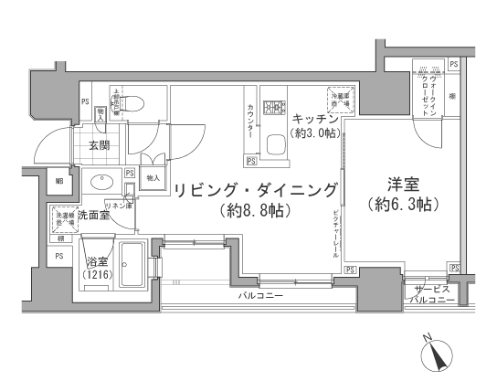 Jタイプ　間取り図