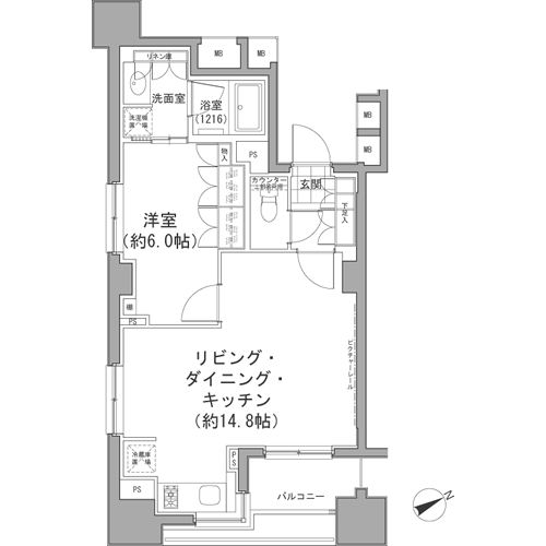 Gタイプ　間取り図