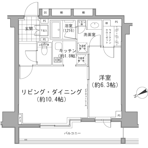 Cタイプ　間取り図