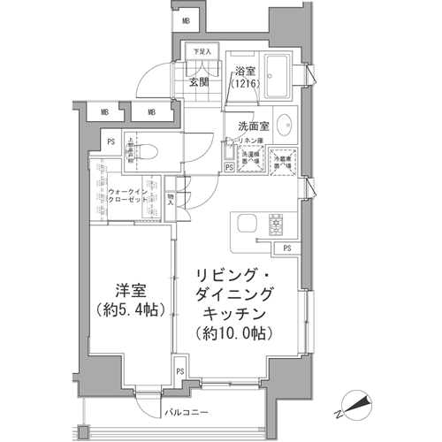 Dタイプ　間取り図