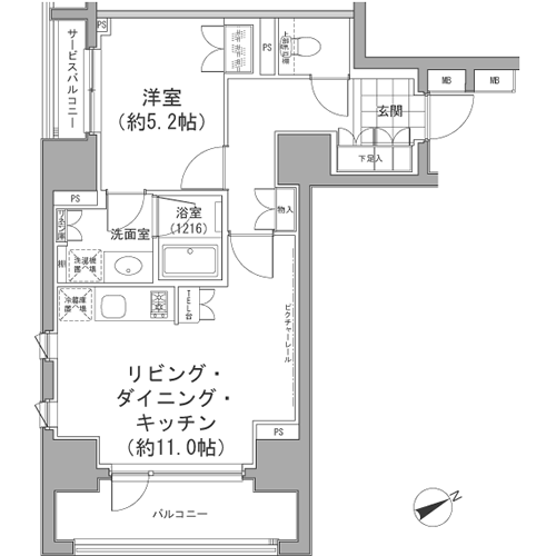 Fタイプ　間取り図