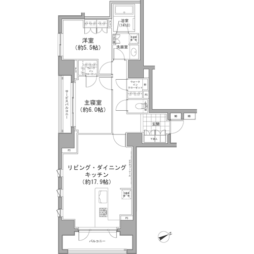 Mタイプ　間取り図