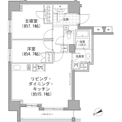 Jタイプ　間取り図