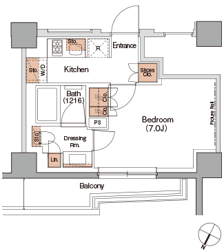 A1タイプ間取り図