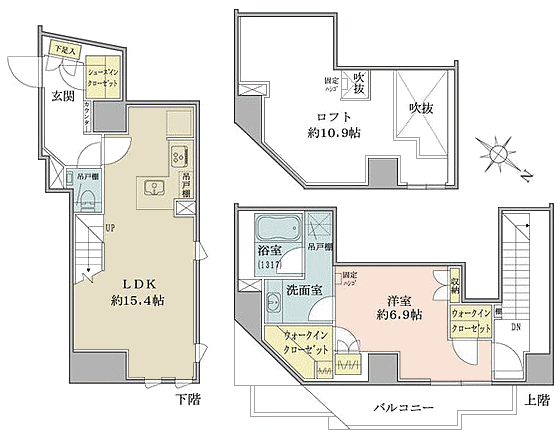 Gmタイプ間取り図