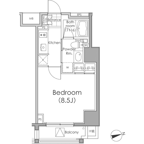 A1タイプ　間取り図