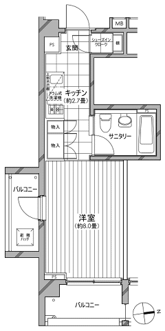 Eタイプ間取り図