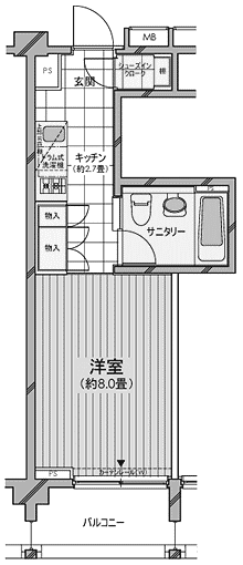 Gタイプ間取り図