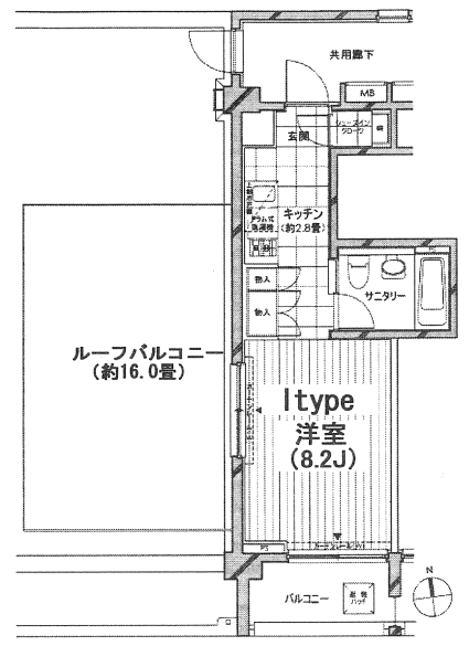 Iタイプ間取り図