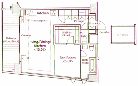 Lタイプ　間取り図