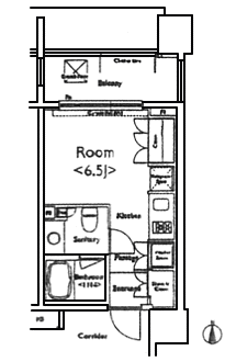 Dタイプ　1R　20.25ｍ2