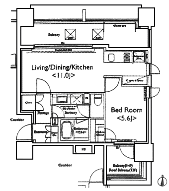 Fタイプ　1LDK　40.20ｍ2