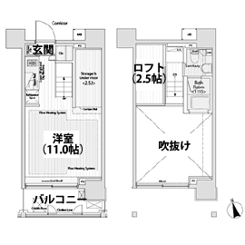 A3タイプ　間取り図